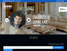 Tablet Screenshot of darrenleblanc.com